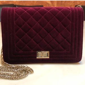 Cherry Velvet Crossbody🍒